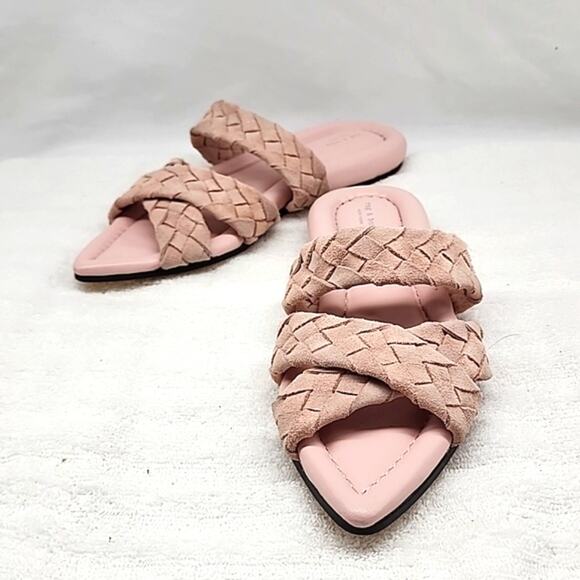 RAG & BONE LEWIS LEATHER WOVEN SUEDE SANDALS LADIES SIZE 37.5 NWOB - Picture 13 of 16